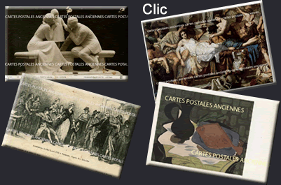 Ancient Postcards Paintings Sculptures