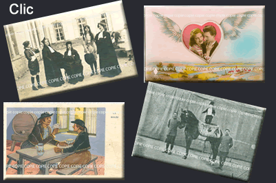 Cartes Postales Anciennes Personnages Fantaisies