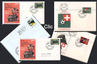 Collection philatélie de timbres de la Suisse